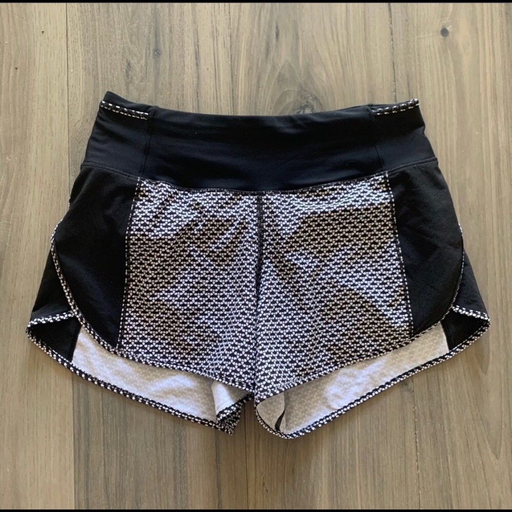 Patterned Lululemon shorts
